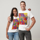 T-shirt Acrylique Abstrait 1 (Unisexe)