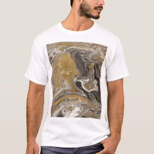 T-shirt Acrylique marbré, texture inspirée de la nature.