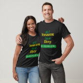 T-shirt Act Innocent Talk Dirty Funny Quote Gift For Men & (Unisexe)