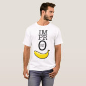 T-shirt ACTE d'Impro - banane (Devant entier)
