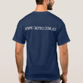 T-shirt ACTE d'Impro - obscurité de brosse à dents (Dos)