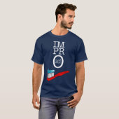 T-shirt ACTE d'Impro - obscurité de brosse à dents (Devant entier)