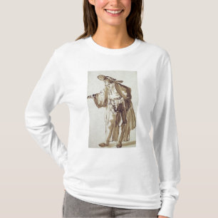 T-shirt Acteur avec un casquette Large-bordé