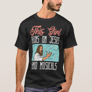 T-shirt Acteur Broadway Fans de Théâtre Musical Jésus & Mu