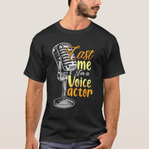 T-shirt Acteur vocal Voix sur l'enregistrement d'ingénieri
