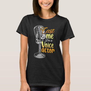T-shirt Acteur vocal Voix sur l'enregistrement d'ingénieri