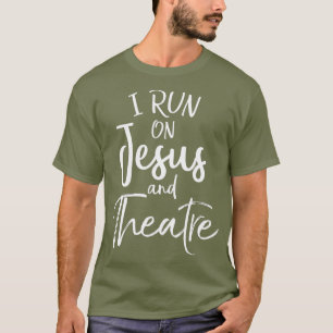 T-shirt Acteurs-cadeaux chrétiens par action Je cours sur
