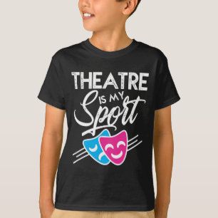 T-shirt Acteurs du théâtre Masque Humour dramatique Broa