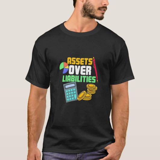 T-shirt Actifs sur passif (Devant)
