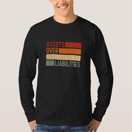 T-shirt Actifs sur passif Les entrepreneurs Importants (Devant)