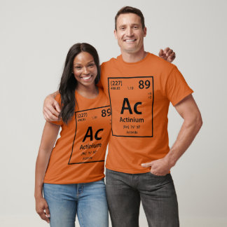 T-shirt Actinium Element (noir)