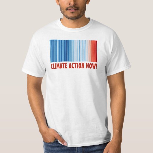 T-shirt Action climatique MAINTENANT ! Le combustible foss (Devant)