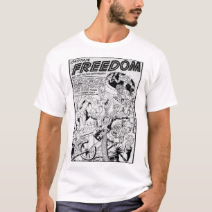 T-Shirt Action Comic du Capitaine FREEDOM des anné