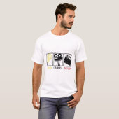 T-shirt Action de caméra lumineuse (Devant entier)