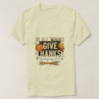 T-shirt Action de grâce 2025