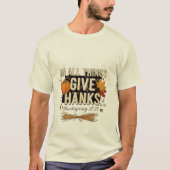 T-shirt Action de grâce 2025 (Devant)