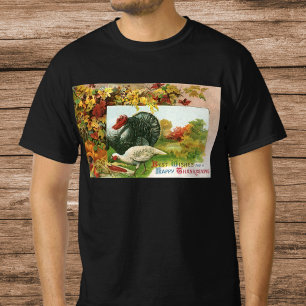 T-shirt Action de grâce vintage, couleurs d'automne de din