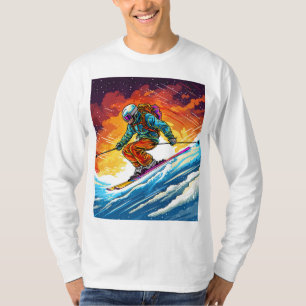 T-shirt Action de ski