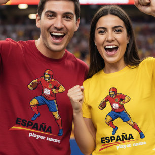 T-shirt Action dynamique de football américain national es