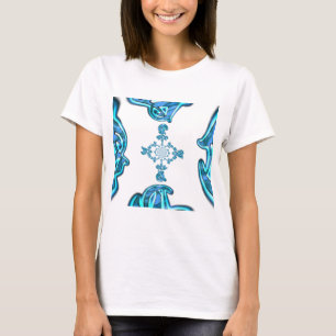 T-shirt Action Retro Vintage Hakuna Matata Blue Gift.png