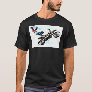 T-shirt Action Sports Moderne Élégant acrobatique Vélo
