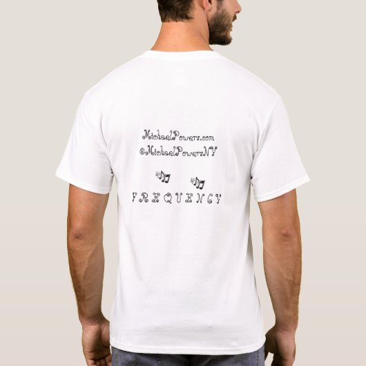 T-shirt Actionne la pièce en t enchaînée (Dos)