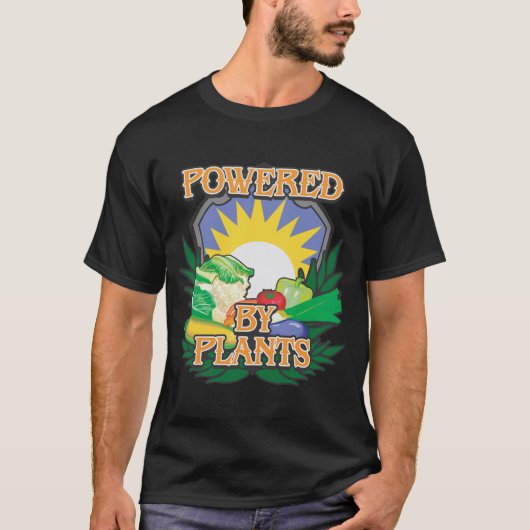 T-shirt Actionné par des plantes (Devant)