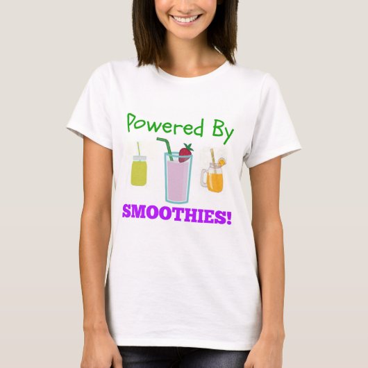 T-shirt Actionné par la chemise de Smoothies (Devant)