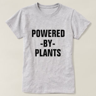 T-shirt Actionné par la chemise végétalienne des femmes