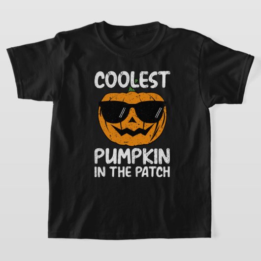 T-shirt Actious Coolest Citrouille dans le patch, Hallowee (Poser)