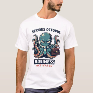 T-shirt Activé Conception Marine pour Affaires Sérieuses d