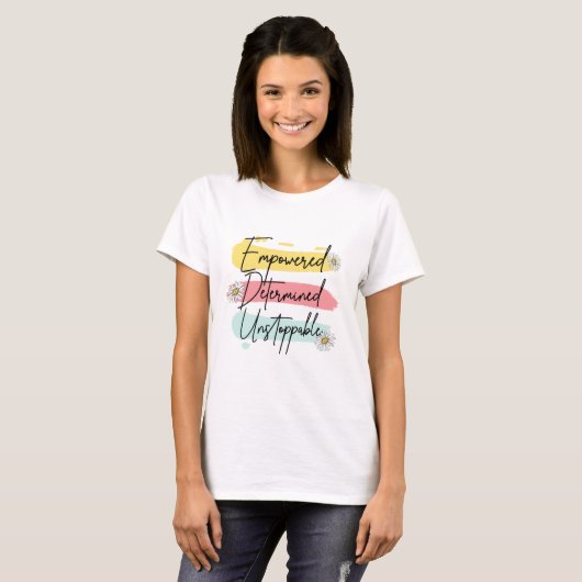 T-shirt Activé Déterminé Instoppable (Devant entier)