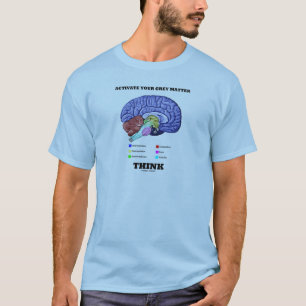 T-shirt Activez votre réflexion sur la matière grise (Cerv