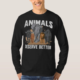T-shirt Activiste animal Secourir Animaux Droits de conser