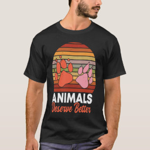 T-shirt Activiste animal Secourir Animaux Droits de conser