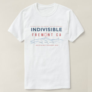 T-shirt Activiste Indivisible Fremont CA Tri-vil