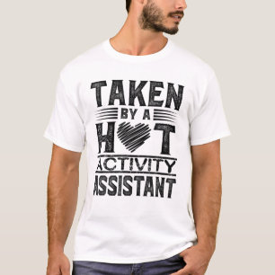 T-shirt Activité Épouse de mari de l'assistante Bf Gf Boyf