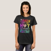 T-shirt Activité Épouse de mari de l'assistante Bf Gf Boyf (Devant entier)