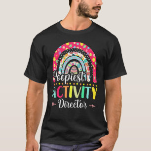 T-shirt Activité Hoopiest Directeur Polka Dot Rainbow Happ