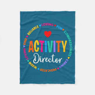 T-shirt Activiteit Directeur Activiteit Profession Fleece Deken