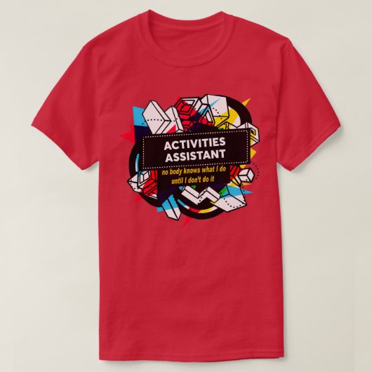 T-SHIRT ACTIVITÉS ASSISTANCE (Design devant)