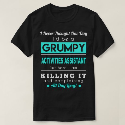 T-SHIRT ACTIVITÉS GROUPE ASSISTANT (Design devant)