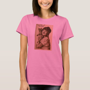 T-shirt Actrice de film silencieux du minou 1912 de chat