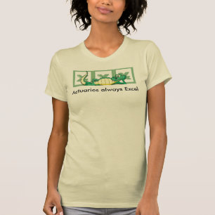 T-shirt Actuaires toujours Excel