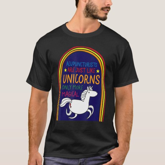T-shirt Acupuncture Acupuncturist Like Unicorn Needle Ther (Devant)