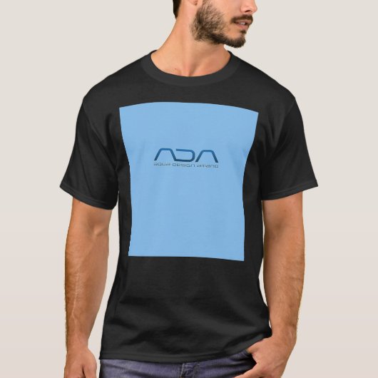 T-shirt ADA Aqua Design Amano Logo Aquascape Sans manches (Devant)