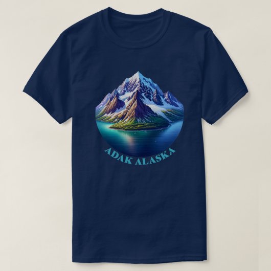 T-shirt Adak Alaska (Design devant)