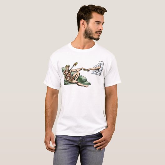 T-shirt Adam en tant que premier ancien membre (Devant entier)