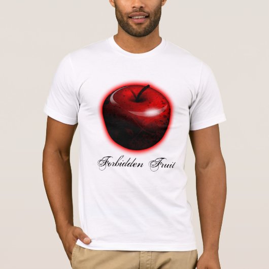 T-shirt Adam et Ève Apple - le fruit défendu (Devant)