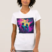 T-shirt Adam et eve dans le jardin d'edan (Devant)